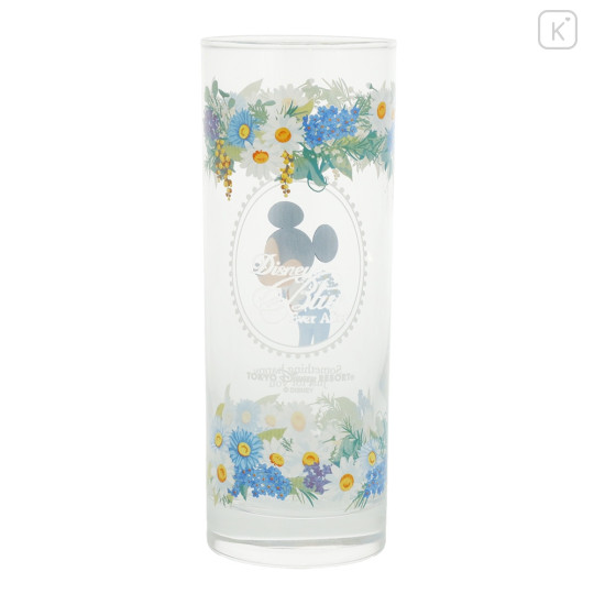 Japan Tokyo Disney Resort Glass Tumbler Set - Mickey Mouse & Minnie Mouse : Blue Ever After - 4