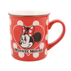 Japan Tokyo Disney Resort Porcelain Mug - Minnie Mouse : Red White Dots