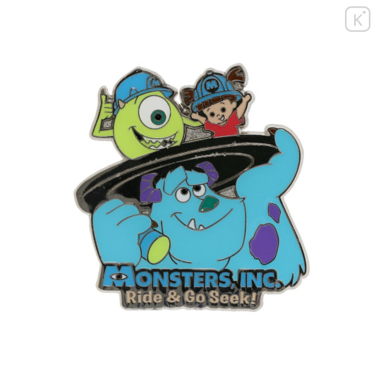 Japan Tokyo Disney Resort Pin Badge - Monsters Inc : Ride & Go Seek! - 1