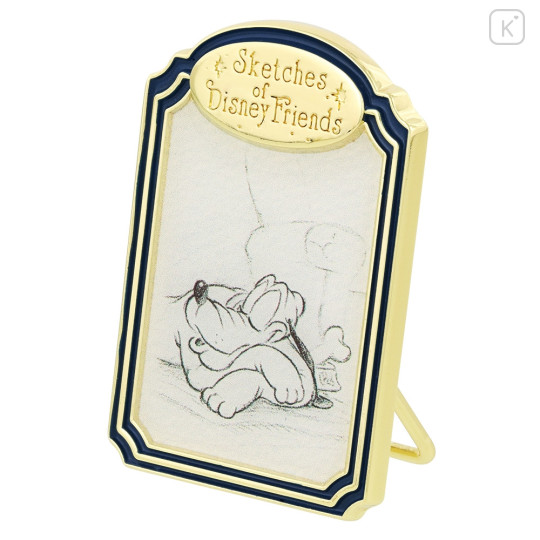 Japan Tokyo Disney Resort Pin Badge - Pluto Sleeping : Sketches Of Disney Friends - 1