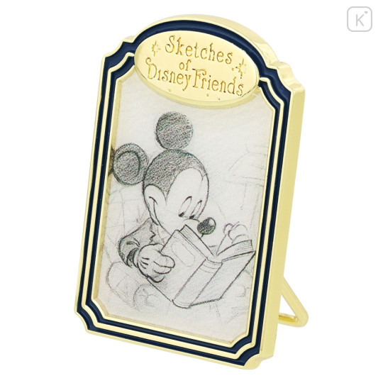 Japan Tokyo Disney Resort Pin Badge - Mickey Mouse : Reading Sketches Of Disney Friends - 1