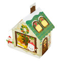 Japan Sanrio 3D Greeting Card - Pochacco / Christmas House 360-degree Angle - 1