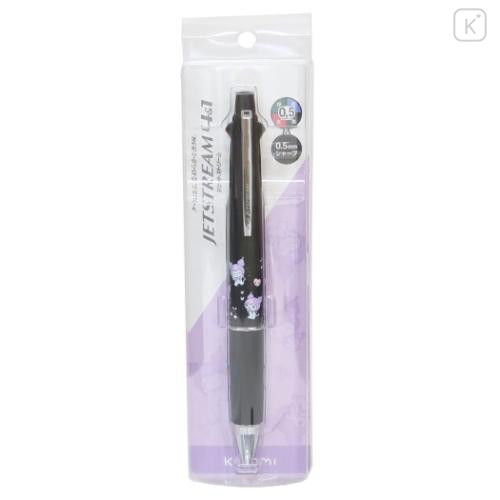 Japan Sanrio Jetstream 4&1 Multi Pen + Mechanical Pencil - Kuromi / Toddler - 5