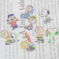 Japan Peanuts Aurora Hologram Clear Sticker Pack - Snoopy & Kids - 3