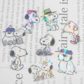 Japan Peanuts Aurora Hologram Clear Sticker Pack - Snoopy & Brothers - 3