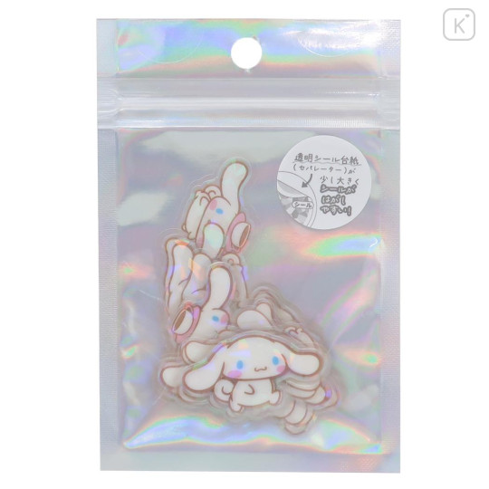 Japan Sanrio Aurora Hologram Clear Sticker Pack - Cinamoroll - 1