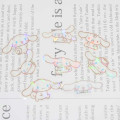 Japan Sanrio Aurora Hologram Clear Sticker Pack - Cinamoroll - 3