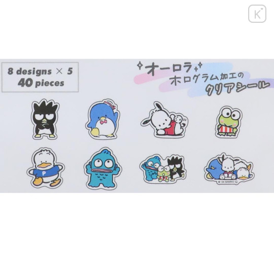 Japan Sanrio Aurora Hologram Clear Sticker Pack - Hapidanbui Boys - 2