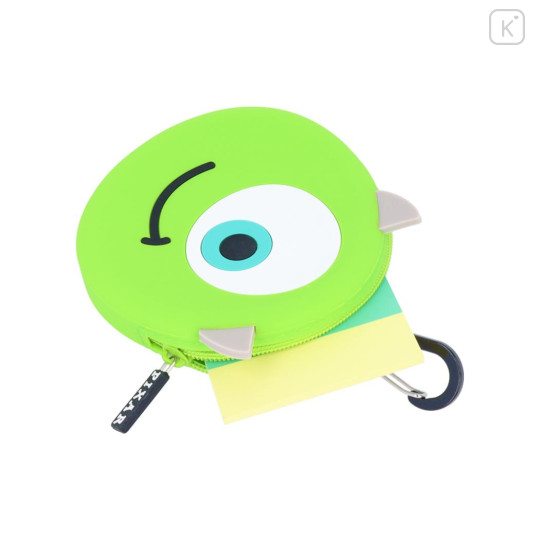 Japan Disney 3D Silicone Pouch - Monsters Inc / Mike - 3