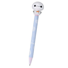 Japan Disney Store Action Mascot Ballpoint Pen - Baymax / Big Head Light Blue