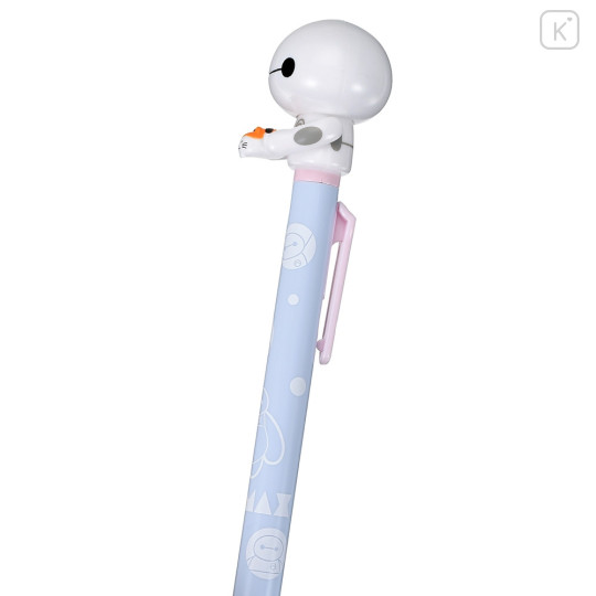 Japan Disney Store Action Mascot Ballpoint Pen - Baymax / Big Head Light Blue - 2