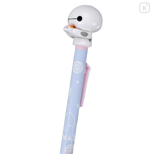 Japan Disney Store Action Mascot Ballpoint Pen - Baymax / Big Head Light Blue - 5