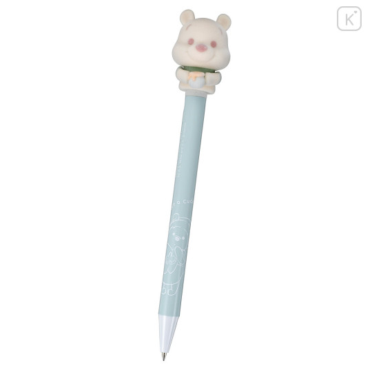 Japan Disney Store Action Mascot Ballpoint Pen - Pooh / Big Head Pastel - 1