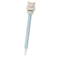 Japan Disney Store Action Mascot Ballpoint Pen - Pooh / Big Head Pastel