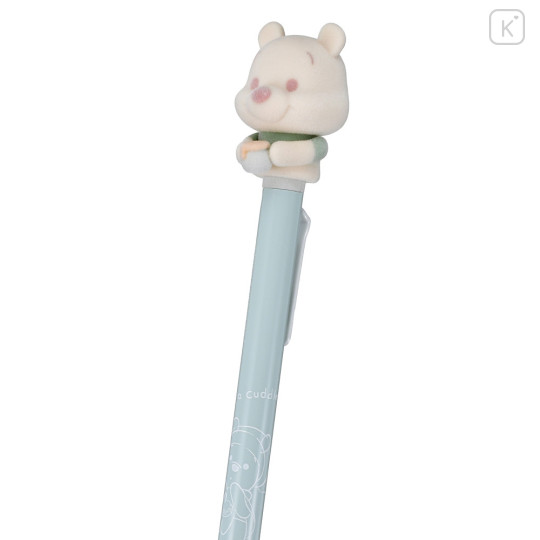 Japan Disney Store Action Mascot Ballpoint Pen - Pooh / Big Head Pastel - 4