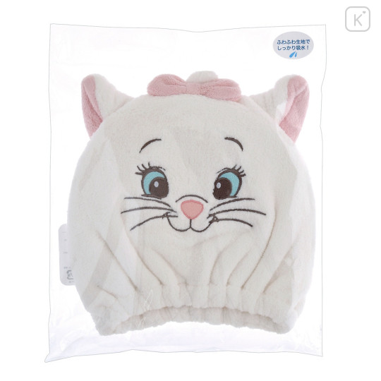 Japan Disney Store Quick Dry Hair Cap Towel - Marie / Face - 4