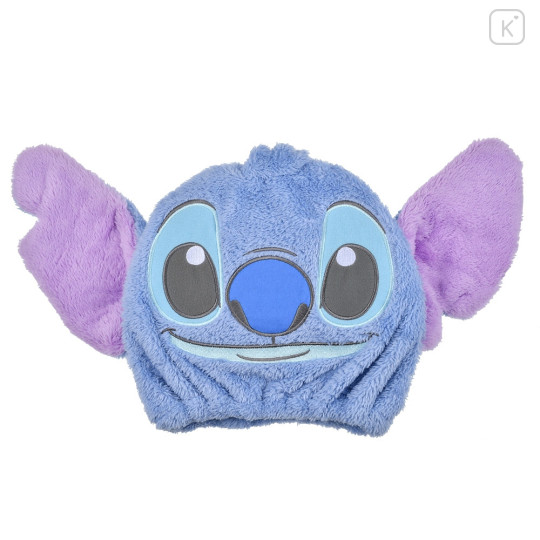 Japan Disney Store Quick Dry Hair Cap Towel - Stitch / Face - 1