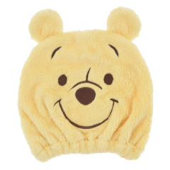 Japan Disney Store Quick Dry Hair Cap Towel - Pooh / Face