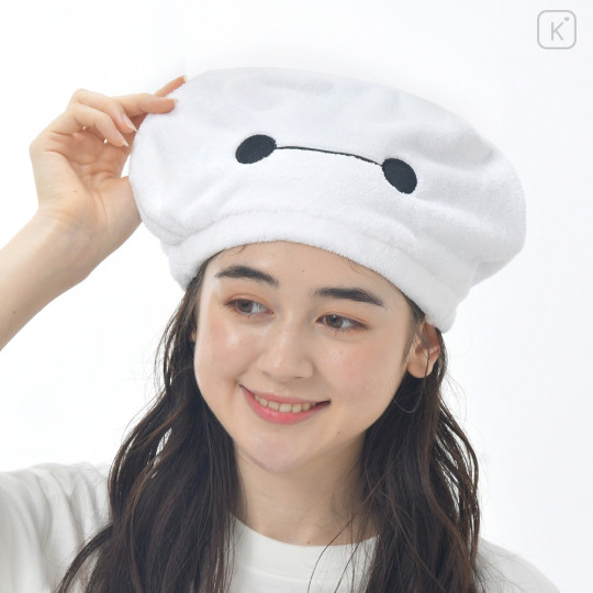 Japan Disney Store Quick Dry Hair Cap Towel - Baymax / Face - 7