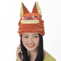 Japan Disney Store Quick Dry Hair Cap Towel - Zootopia / Nick Wilde