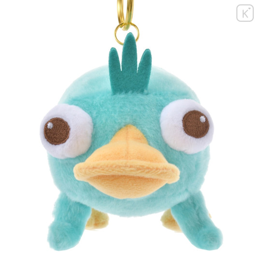 Japan Disney Store Fluffy Plush Keychain - Perry the Platypus / Exhausted - 2