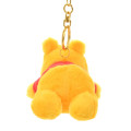 Japan Disney Store Fluffy Plush Keychain - Pooh / Exhausted - 4