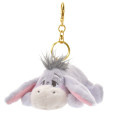 Japan Disney Store Fluffy Plush Keychain - Eeyore / Exhausted - 1