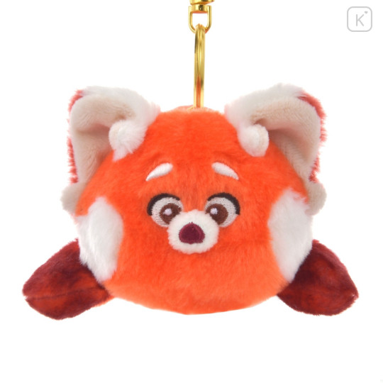 Japan Disney Store Fluffy Plush Keychain - Red Panda Mei / Exhausted - 2