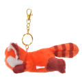 Japan Disney Store Fluffy Plush Keychain - Red Panda Mei / Exhausted - 3