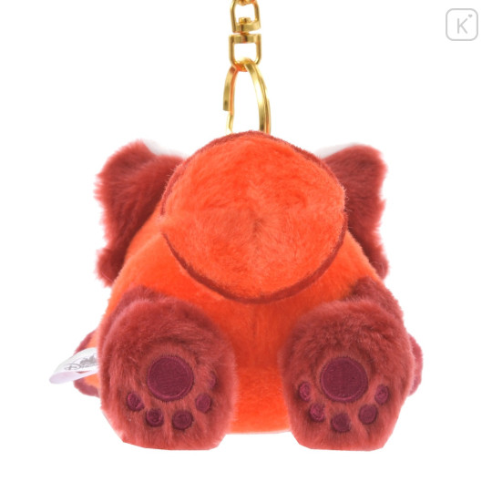 Japan Disney Store Fluffy Plush Keychain - Red Panda Mei / Exhausted - 4