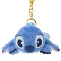 Japan Disney Store Fluffy Plush Keychain - Stitch / Exhausted - 2