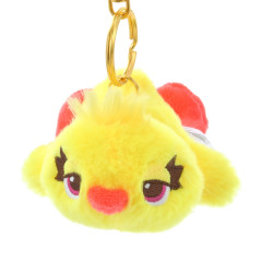 Japan Disney Store Fluffy Plush Keychain - Toy Story Ducky / Exhausted