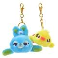 Japan Disney Store Fluffy Plush Keychain - Toy Story Ducky / Exhausted - 5