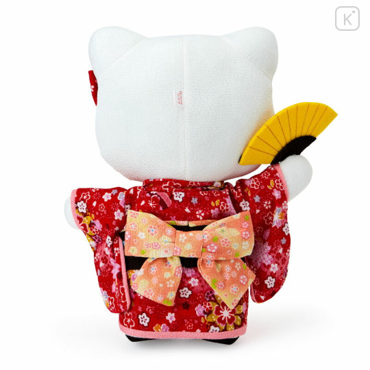 Japan Sanrio Crepe Japanese Doll (L) - Hello Kitty / Red - 2