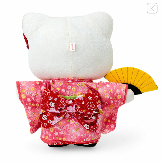 Japan Sanrio Crepe Japanese Doll (L) - Hello Kitty / Pink - 2