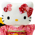 Japan Sanrio Crepe Japanese Doll (L) - Hello Kitty / Pink - 3