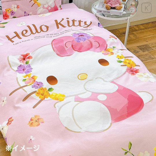 Japan Sanrio Duvet Cover & Pillowcase Set - Hello Kitty - 4
