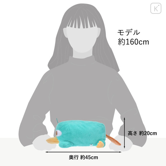 Japan Disney Store Plush Toy (L) - Perry the Platypus : Exhausted - 7