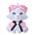 Japan Disney Store Plush Mascot Keychain - Marie / Doll Style Heart Eyes - 1