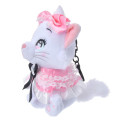 Japan Disney Store Plush Mascot Keychain - Marie / Doll Style Heart Eyes - 2