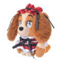 Japan Disney Store Plush Mascot Keychain - Lady and the Tramp / Doll Style Heart Eyes - 2