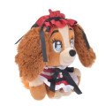 Japan Disney Store Plush Mascot Keychain - Lady and the Tramp / Doll Style Heart Eyes - 3