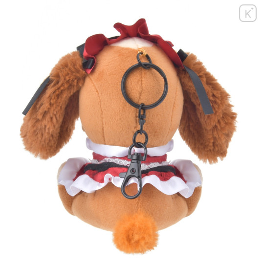 Japan Disney Store Plush Mascot Keychain - Lady and the Tramp / Doll Style Heart Eyes - 4