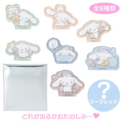 Japan Sanrio Secret Acrylic Sticker - Cinnamoroll / Relaxing Natural Blind Box