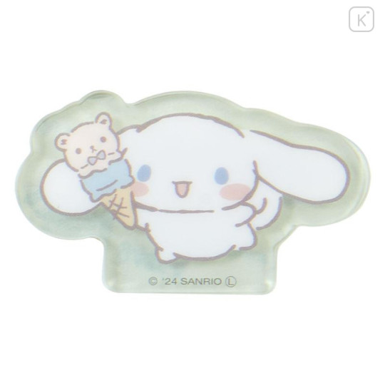 Japan Sanrio Secret Acrylic Sticker - Cinnamoroll / Relaxing Natural Blind Box - 5