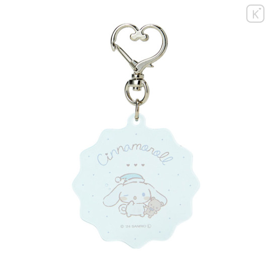 Japan Sanrio Acrylic Keychain - Cinnamoroll / Relaxing Natural Blue - 1