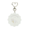 Japan Sanrio Acrylic Keychain - Cinnamoroll / Relaxing Natural Beige - 1