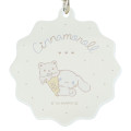 Japan Sanrio Acrylic Keychain - Cinnamoroll / Relaxing Natural Beige - 2