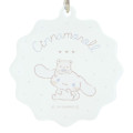 Japan Sanrio Acrylic Keychain - Cinnamoroll / Relaxing Natural White - 2