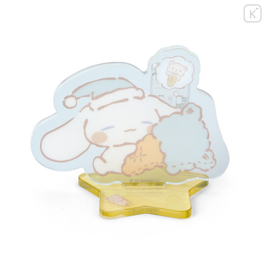 Japan Sanrio Acrylic Stand - Cinnamoroll / Relaxing Natural Sleeping - 1